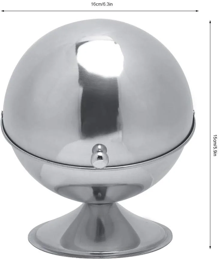 TOPINCN Stainless Steel Spice Condiment Seasoning Jar Box