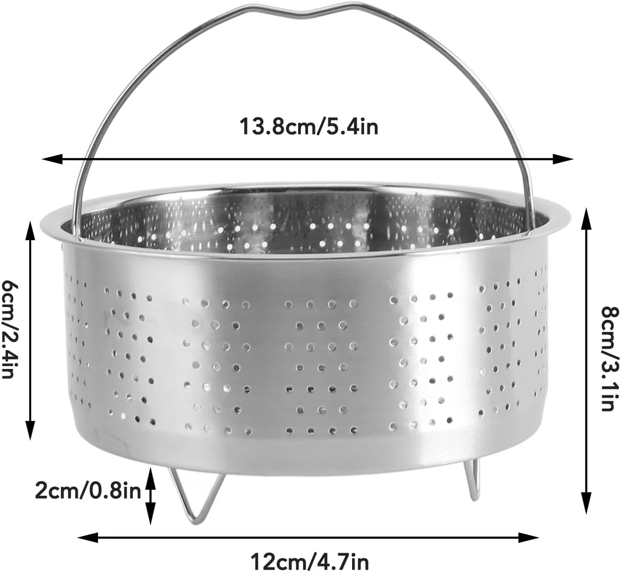 TOPINCN Steam Basket, Stainless Steel Steam Basket with