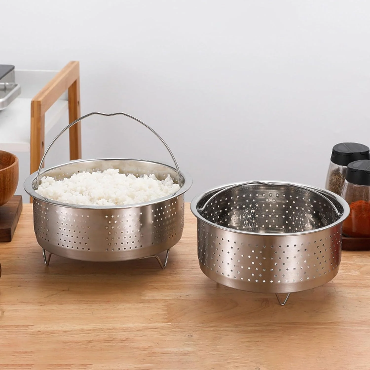 TOPINCN Steam Basket, Stainless Steel Steam Basket with