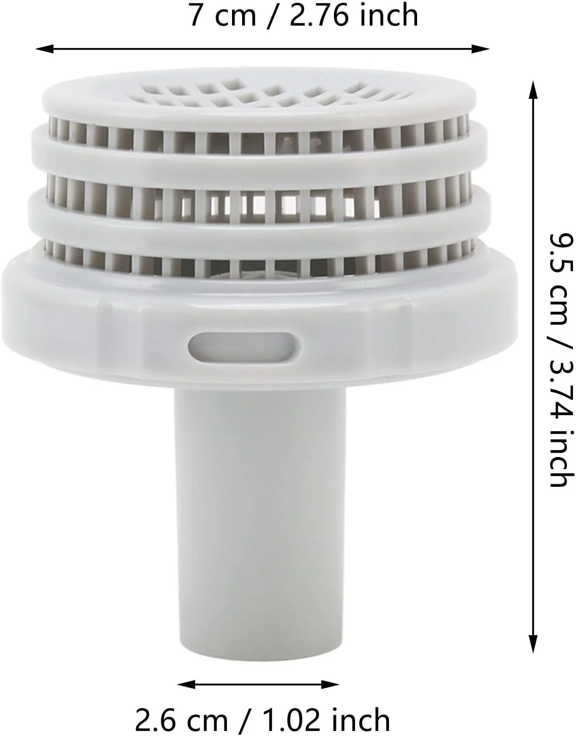 TOPINCN Swimming Pool Filter Connector, Plastic Strainer Hose