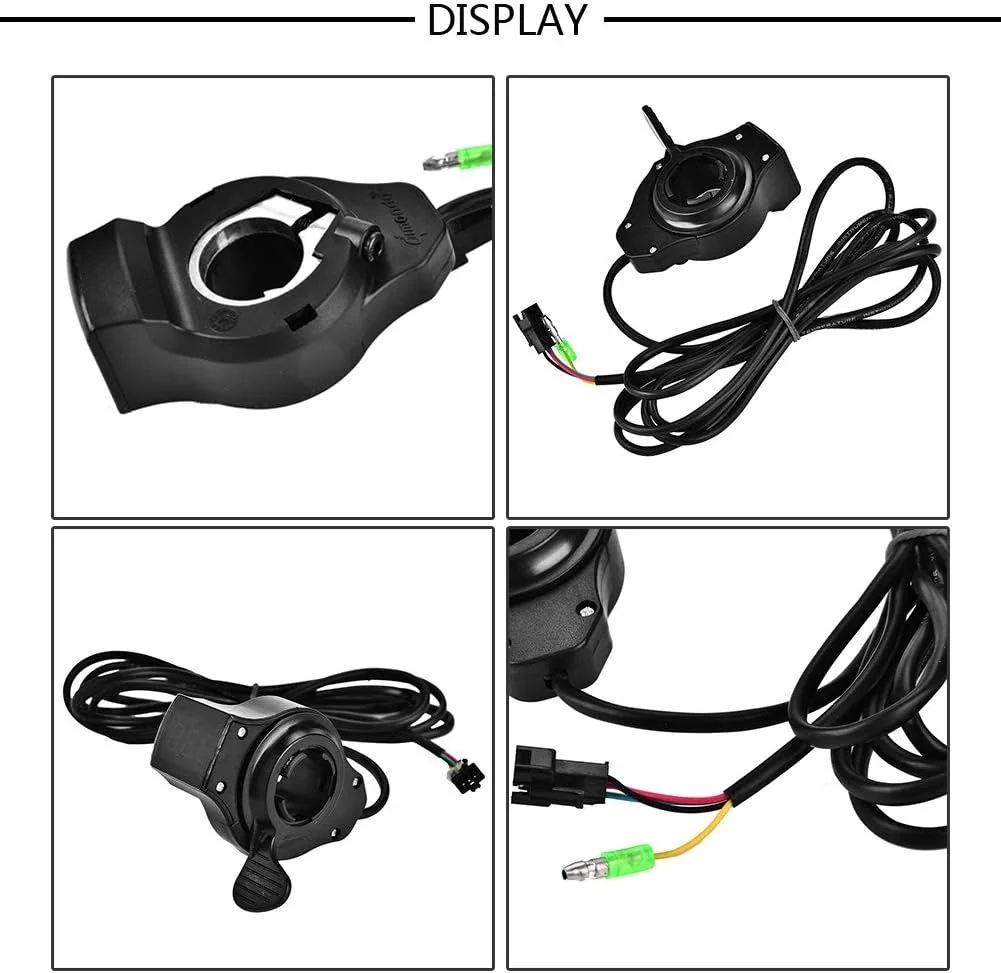 TOPINCN Thumb Throttle Speed Control LCD Battery Voltage