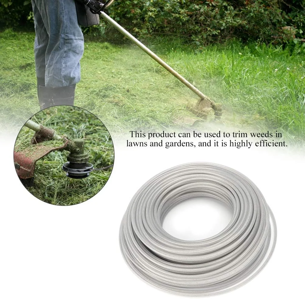 TOPINCN Trimmer Line, 60 Feet High Strength Steel