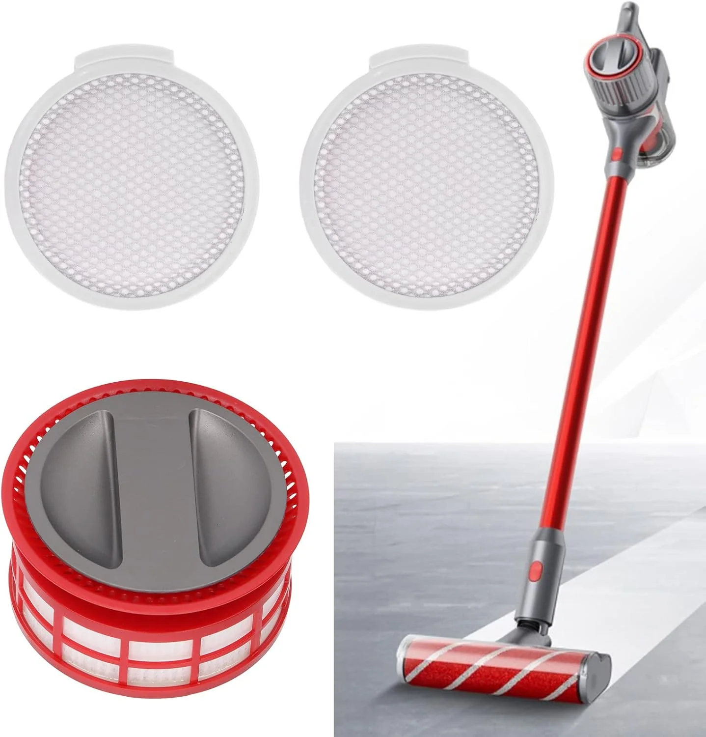 TOPINCN Vacuum Cleaner Filter Screen Replacement, Vacuum Cleaner