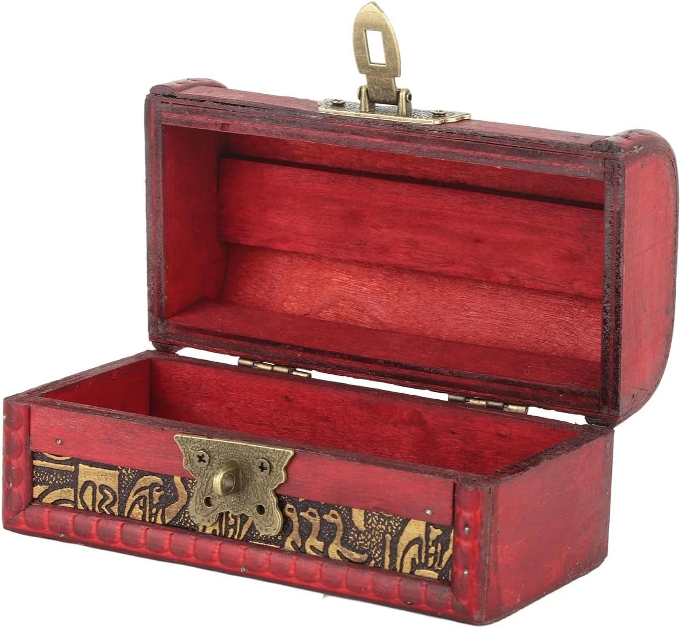TOPINCN Vintage Woman Jewelry Box, Retro Wooden Box
