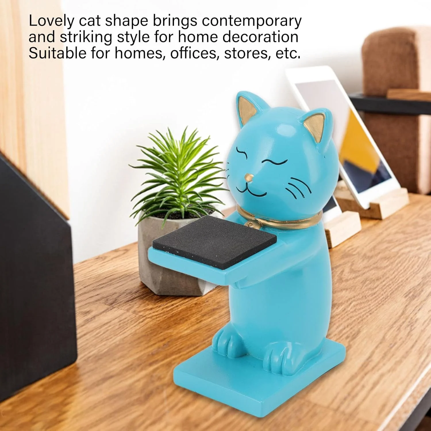 TOPINCN Watch Stand, Watch Display Stand Cat Figurine