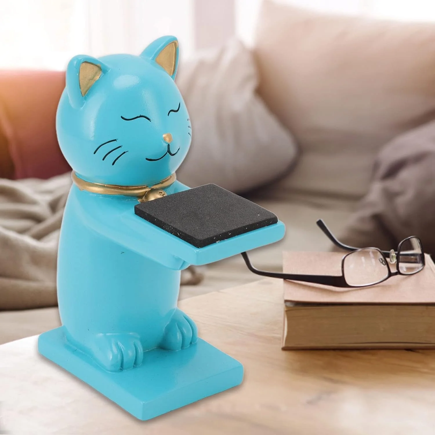 TOPINCN Watch Stand, Watch Display Stand Cat Figurine
