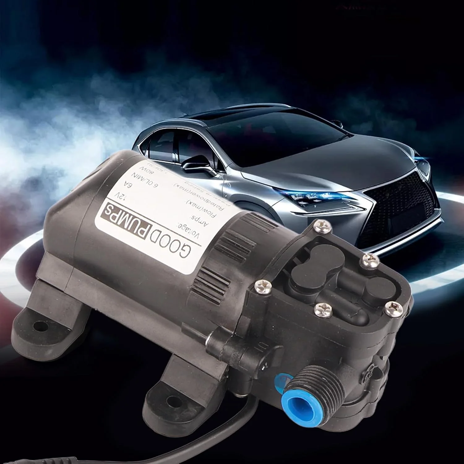 TOPINCN Water Pump, Portable Intelligent Electric Pressure Car Washer