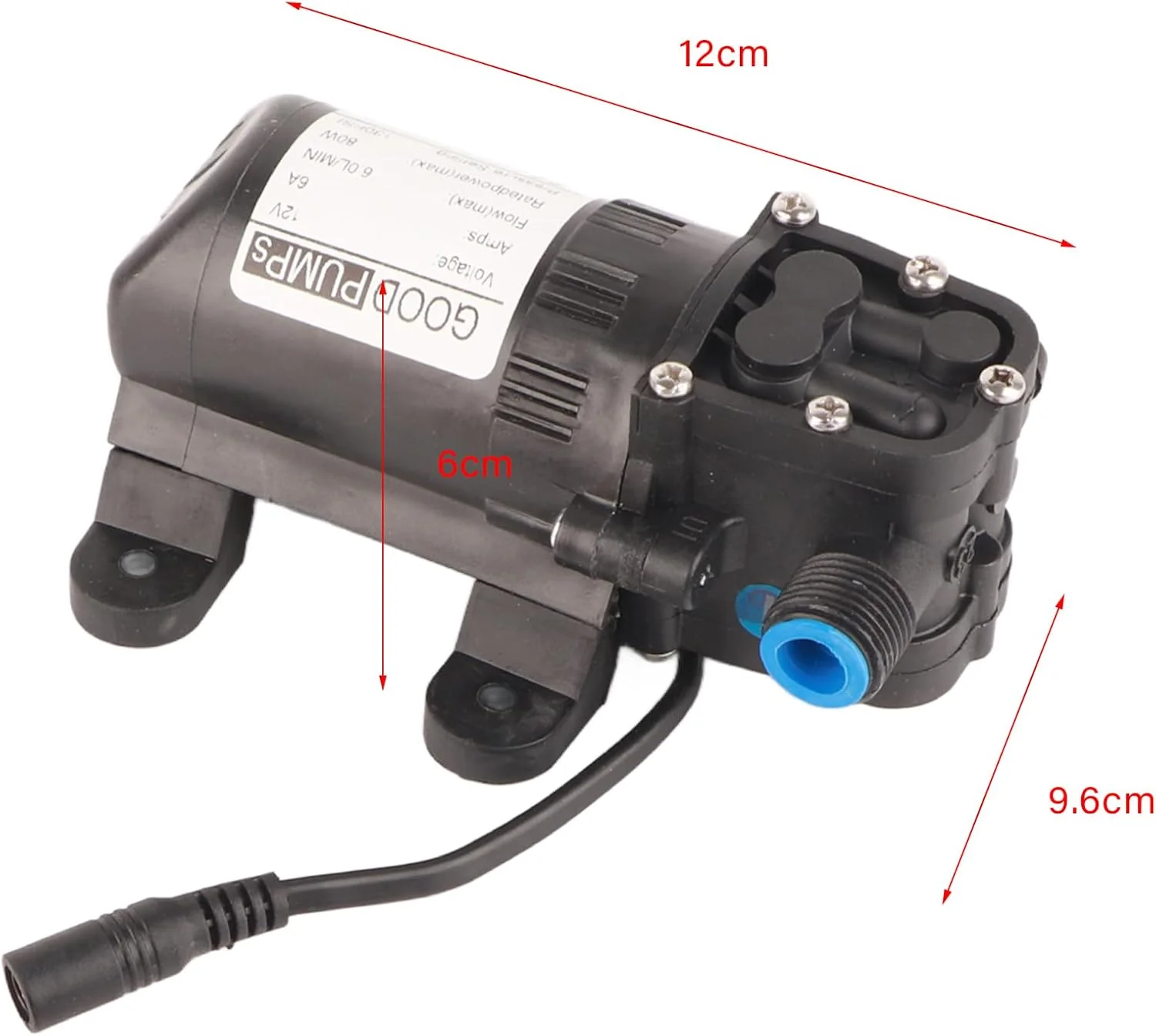 TOPINCN Water Pump, Portable Intelligent Electric Pressure Car Washer