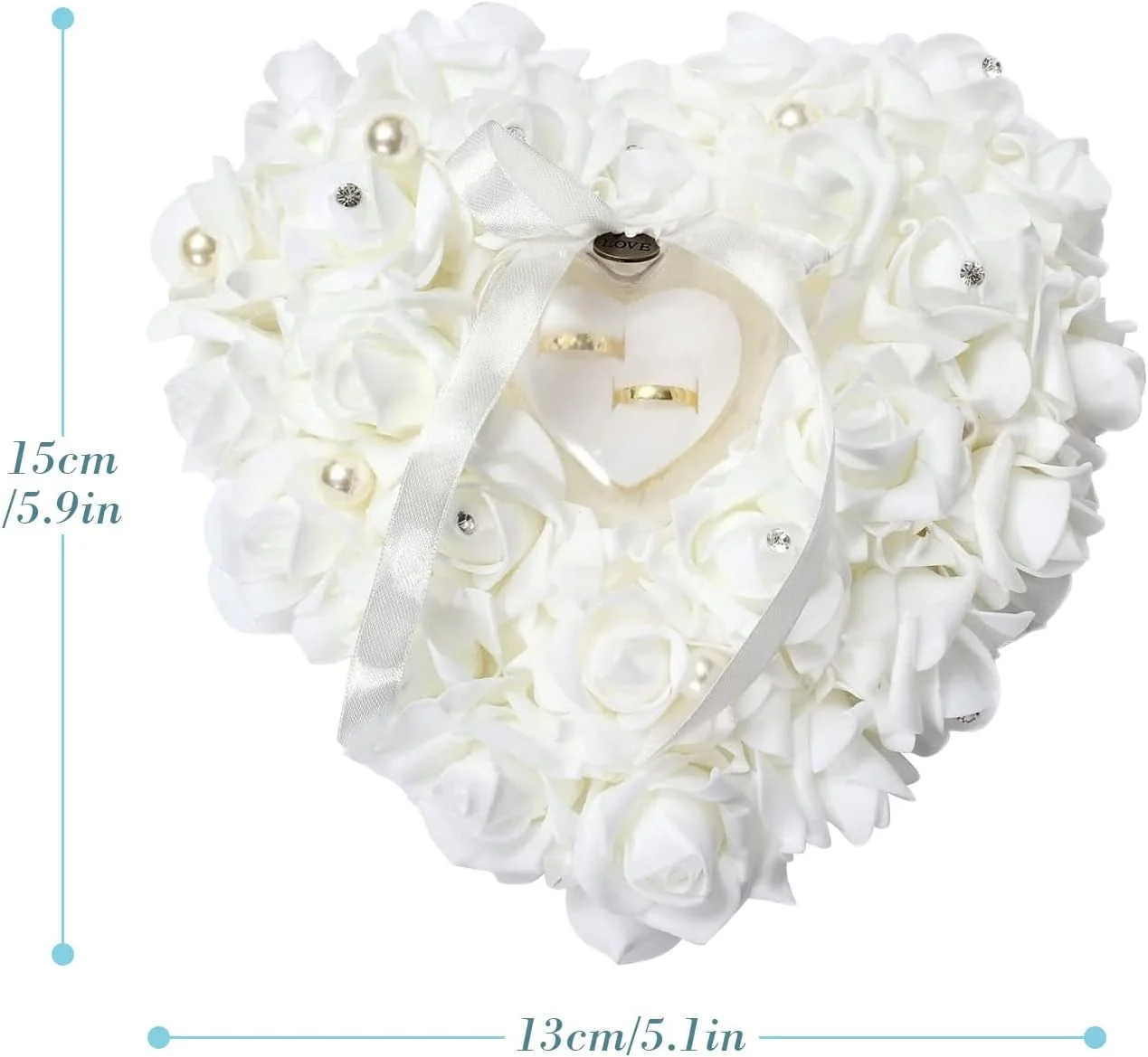 TOPINCN Wedding Pillow, Eemoon Flor Girl Basket White