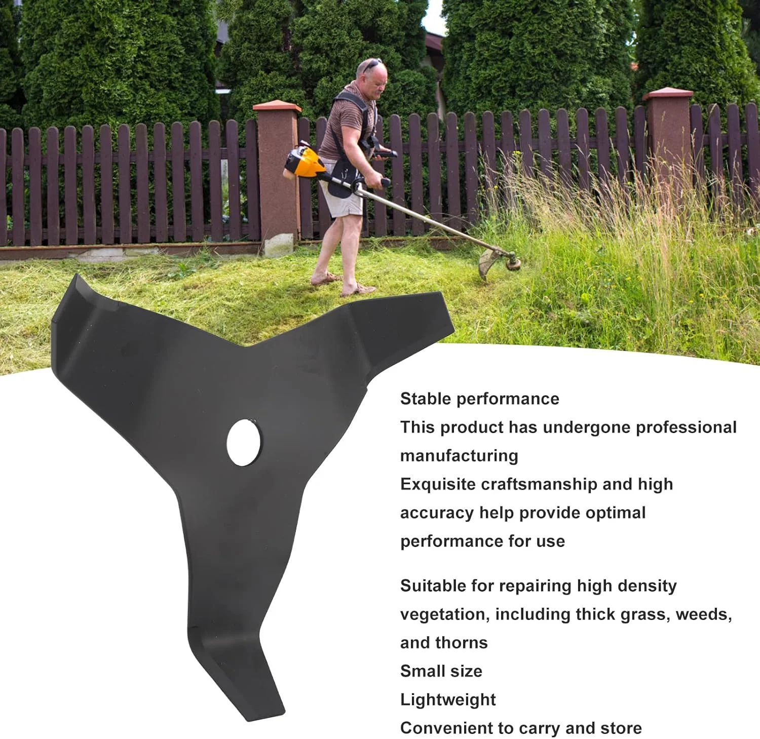 TOPINCN Weeds Eater Brush Cutter Blades High Carbon