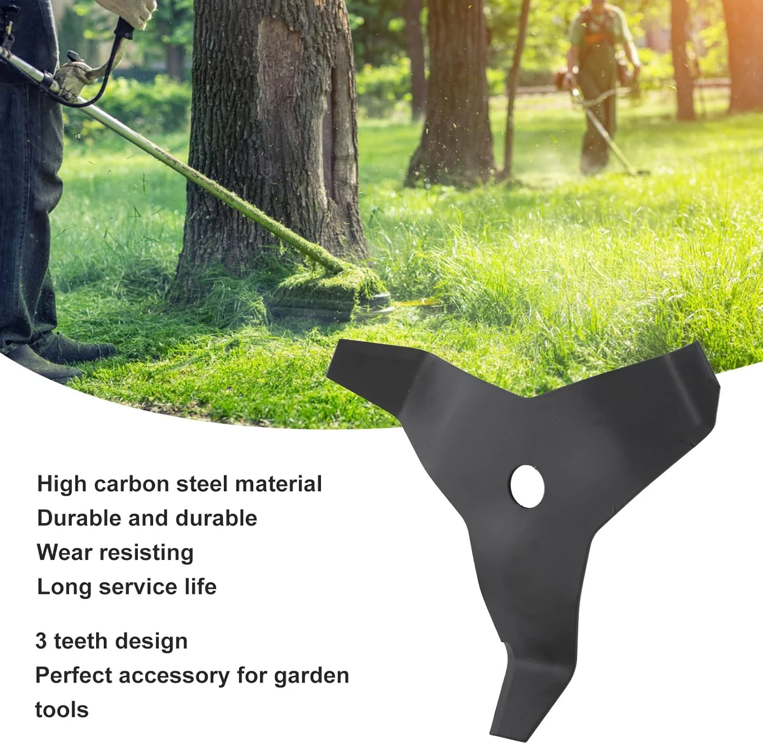 TOPINCN Weeds Eater Brush Cutter Blades High Carbon